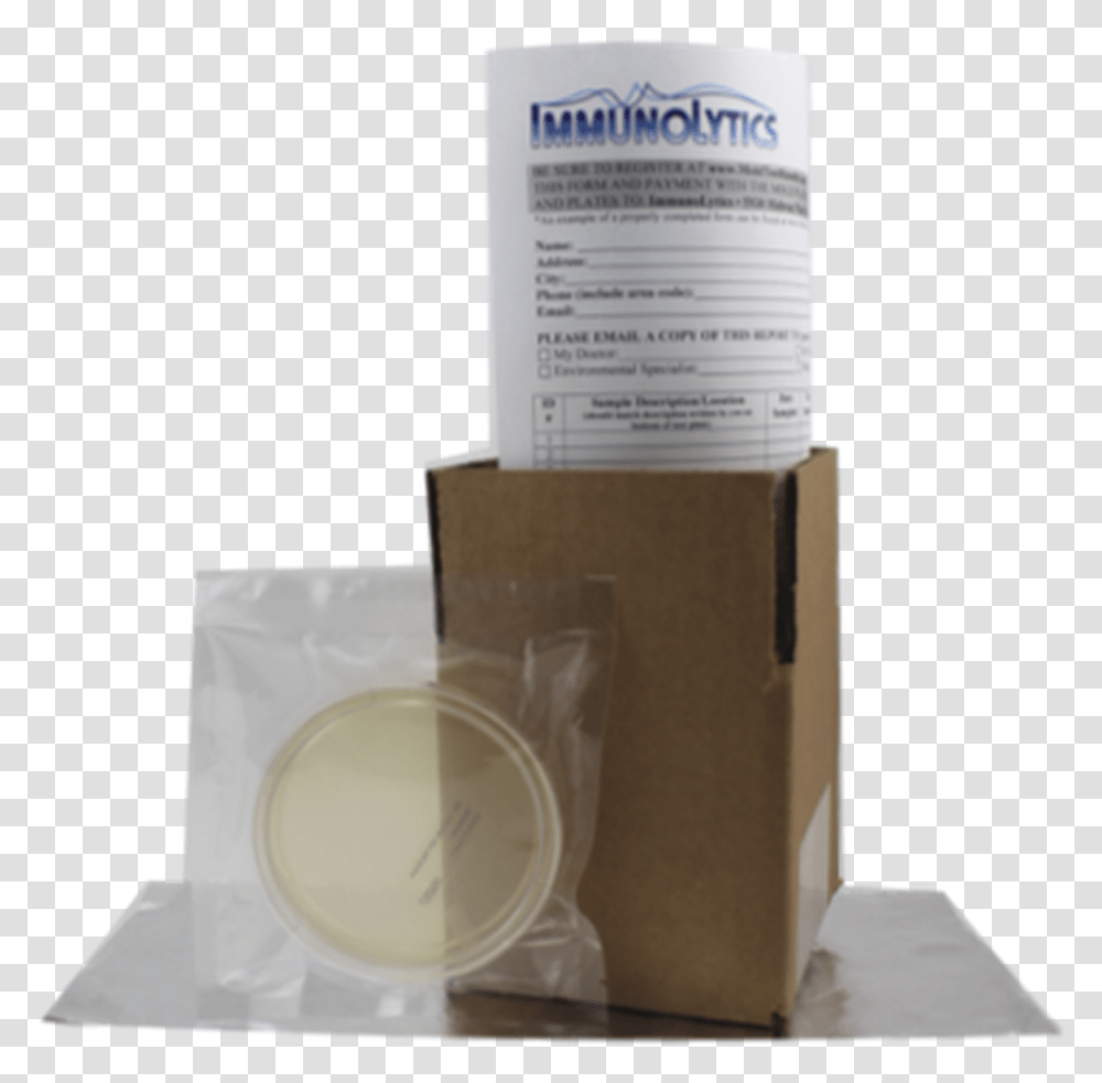 Mold Diagnostic Test Kit Box, Cardboard, Label, Carton Transparent Png