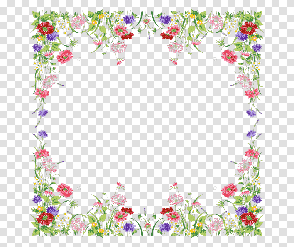 Moldura De Flores Moana, Floral Design, Pattern Transparent Png