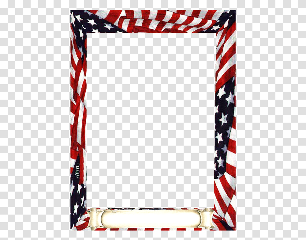 Moldura Retngulo Eua Moldura Estados Unidos, Flag, American Flag, Tie Transparent Png