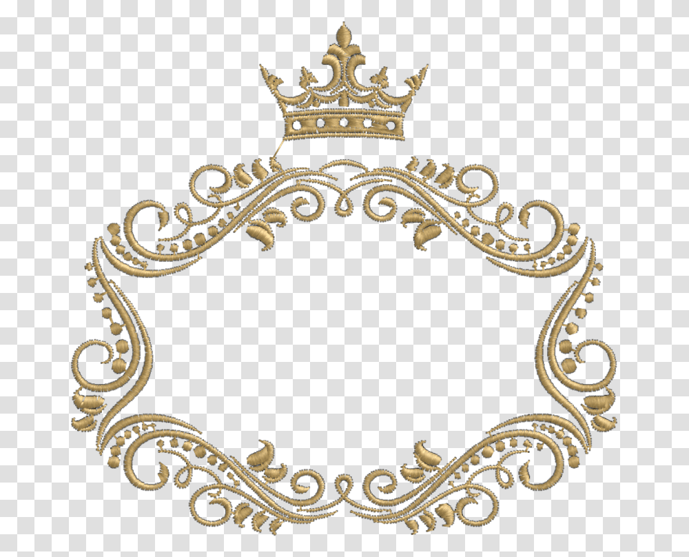Molduras Para Logomarca Crown Border, Floral Design, Pattern Transparent Png
