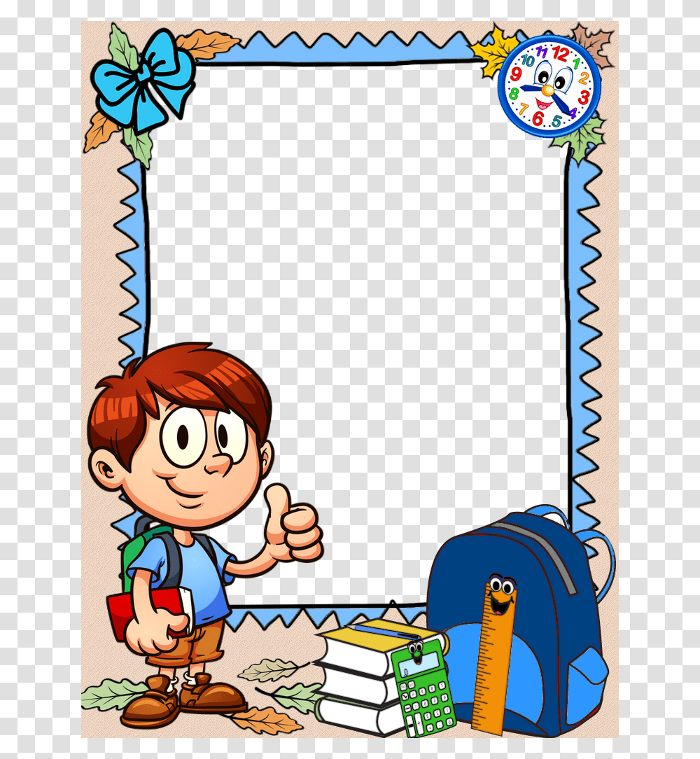 Molduras School Frame, Drawing, Elf Transparent Png