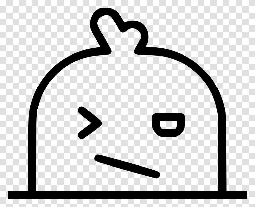 Mole Angry Wink Face Fictional, Stencil, Texture, Pac Man Transparent Png