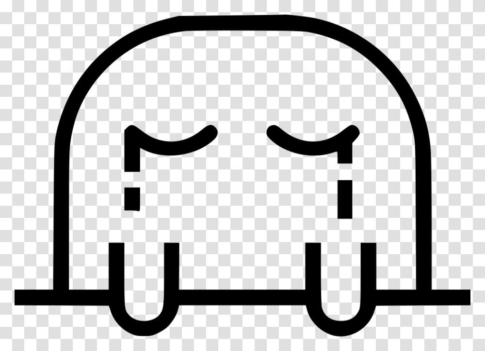 Mole Sad Crying Face Fictional Icon, Label, Stencil Transparent Png