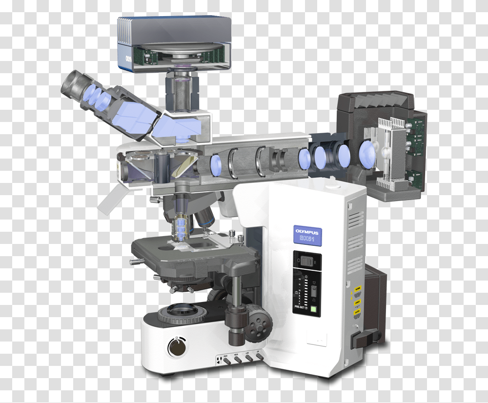 Molecular Expressions Microscopy Primer Anatomy Of The Reflected Light Microscope, Toy, Machine Transparent Png