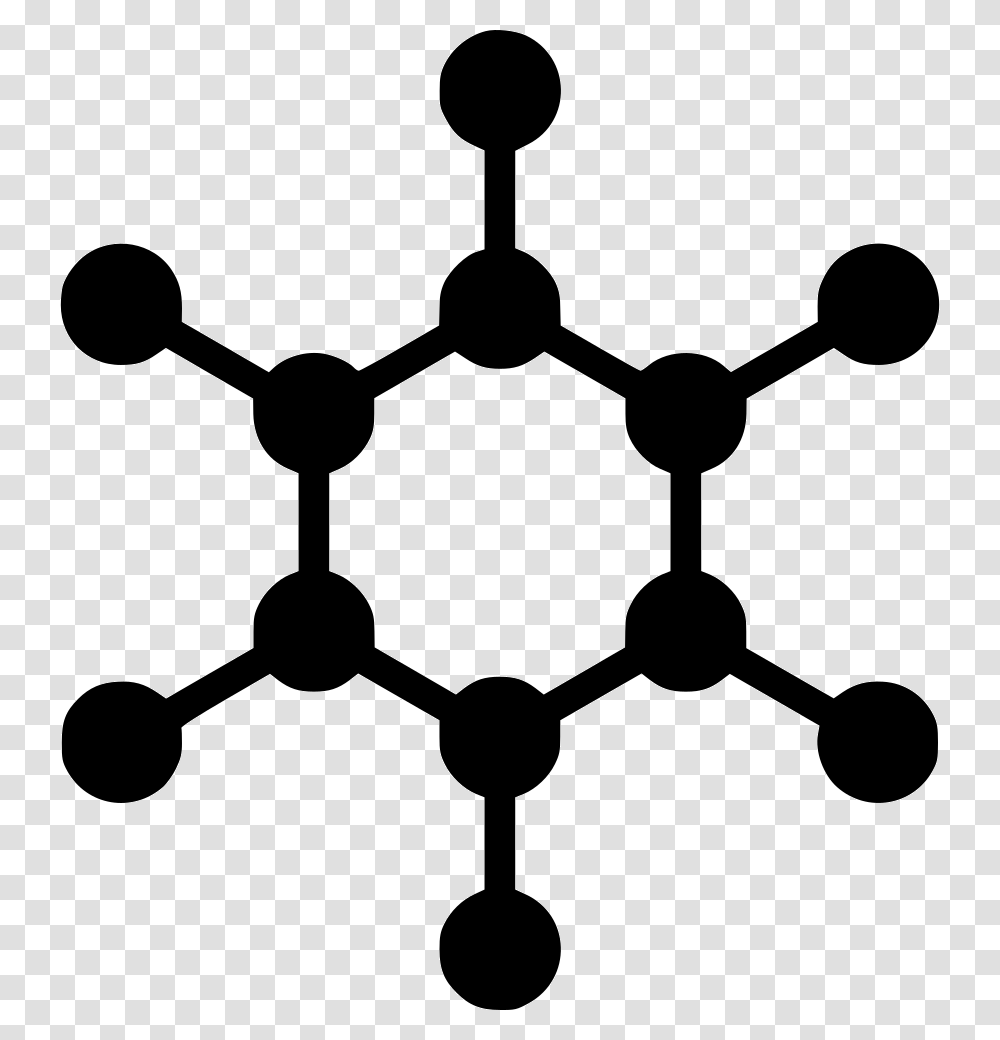 Molecule Image, Silhouette, Lamp, Stencil Transparent Png