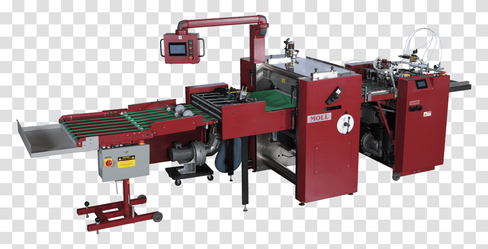 Moll Flexcut System Sheet To Sheet Gluer, Machine, Lathe, Spoke Transparent Png