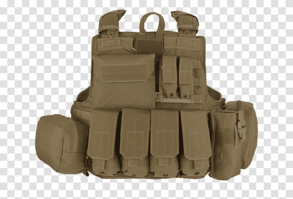 Molle Tactical Bulletproof Vest Flyye Force Recon Vest With Pouch Set Ver. Mar, Lifejacket, Machine, Bag Transparent Png
