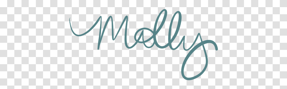 Molly Signature Calligraphy, Handwriting, Alphabet, Autograph Transparent Png