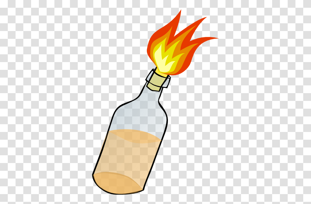 Molotov Cocktail Clip Art Free Vector, Light, Torch Transparent Png