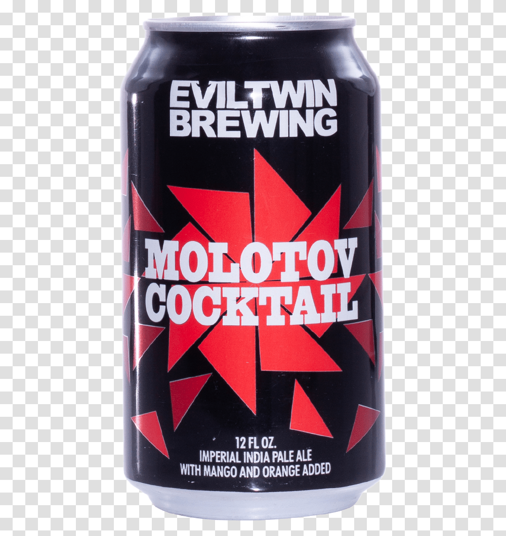 Molotov Cocktail, Tin, Can, Beer, Alcohol Transparent Png