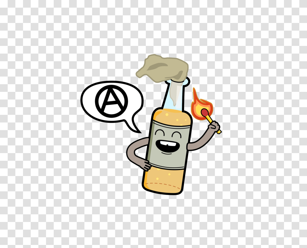 Molotov Cocktail Weapon Bomb Drawing, Can, Tin, Machine, Beverage Transparent Png