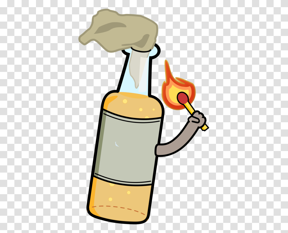 Molotov Cocktail Whiskey Weapon Liquor, Milk, Beverage, Tin, Can Transparent Png