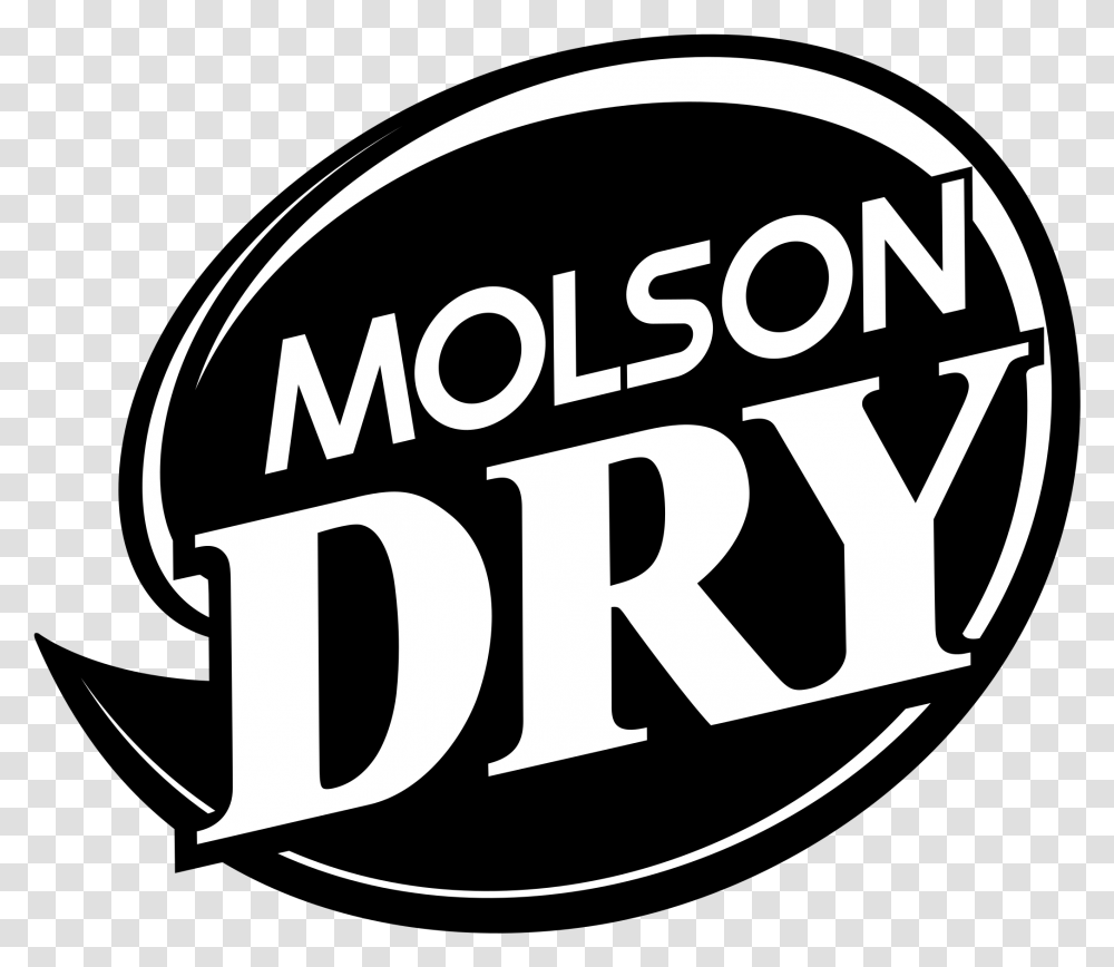 Molson Dry Logo Molson Dry, Label, Word, Alphabet Transparent Png