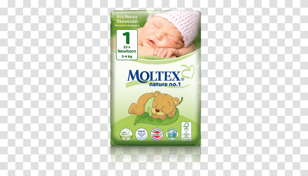 Moltex Nature No1 Nb23 Web Moltex Nature Pampers, Person, Food, Baby, Newborn Transparent Png