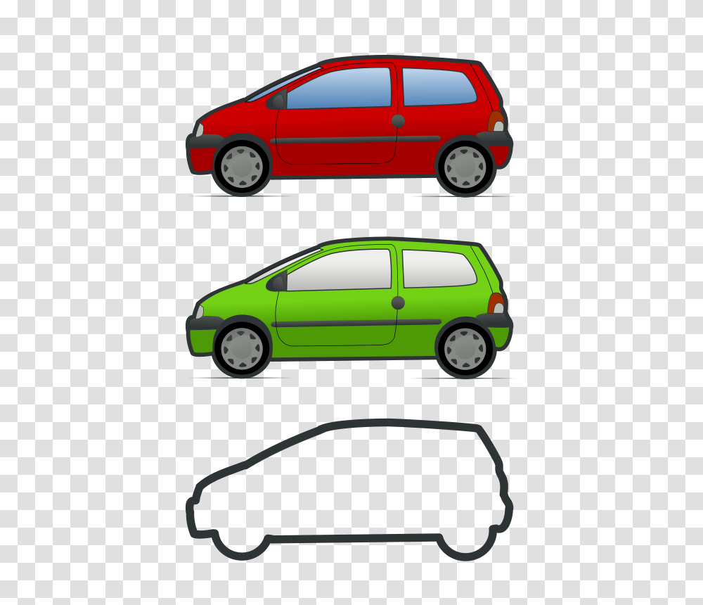 Molumen Red And Green Renault Twingo, Transport, Car, Vehicle, Transportation Transparent Png
