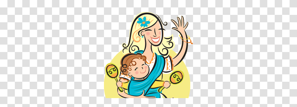 Mom And Baby Cartoon Free Download Clip Art, Drawing, Leisure Activities, Doodle, Female Transparent Png