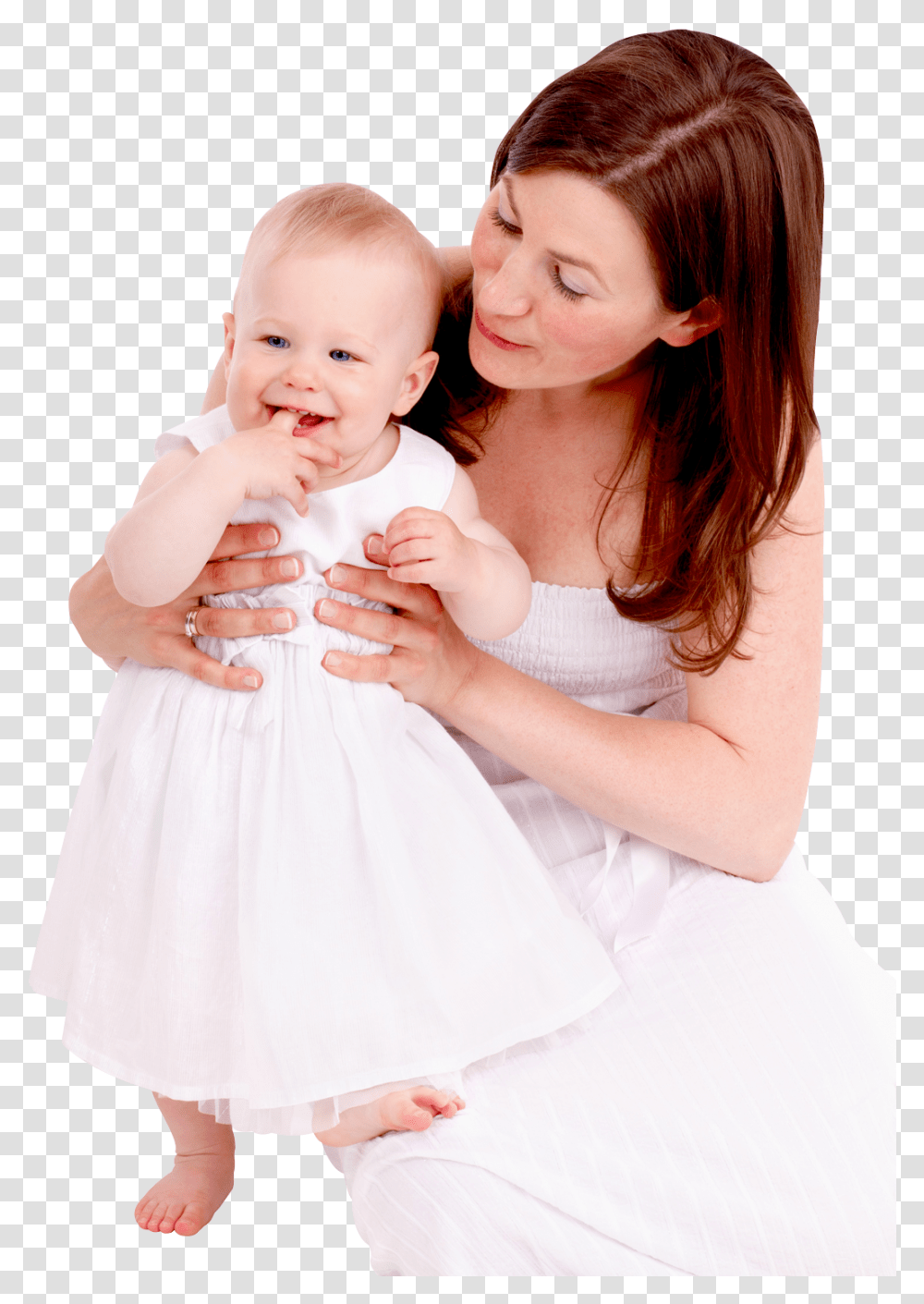 Mom And Baby, Dress, Person, Female Transparent Png