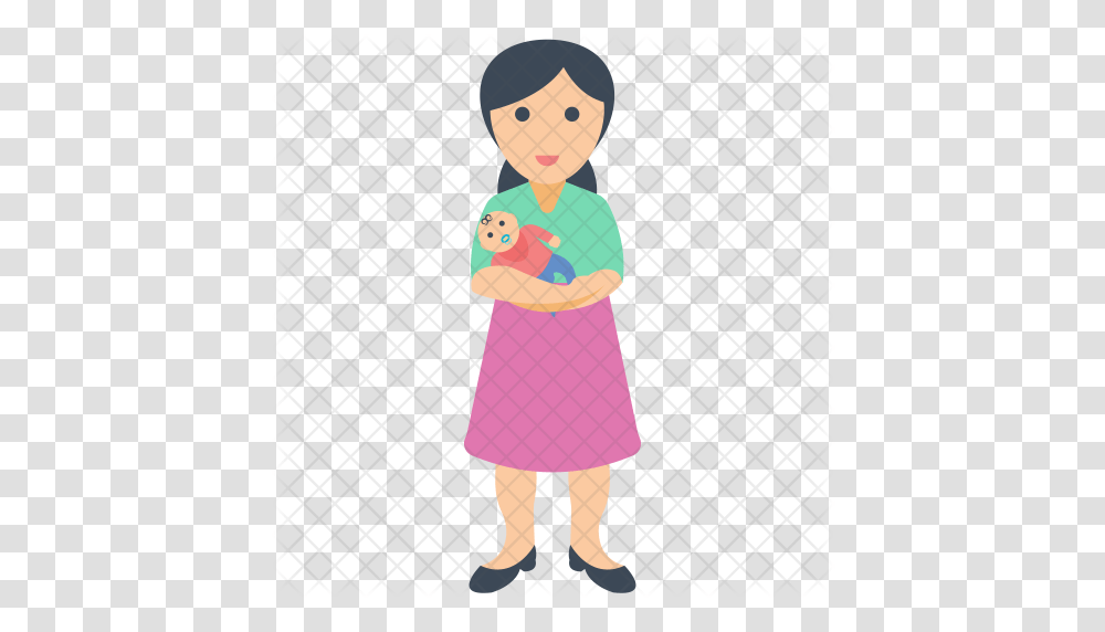 Mom And Child Clip Art, Person, Dress, Female Transparent Png