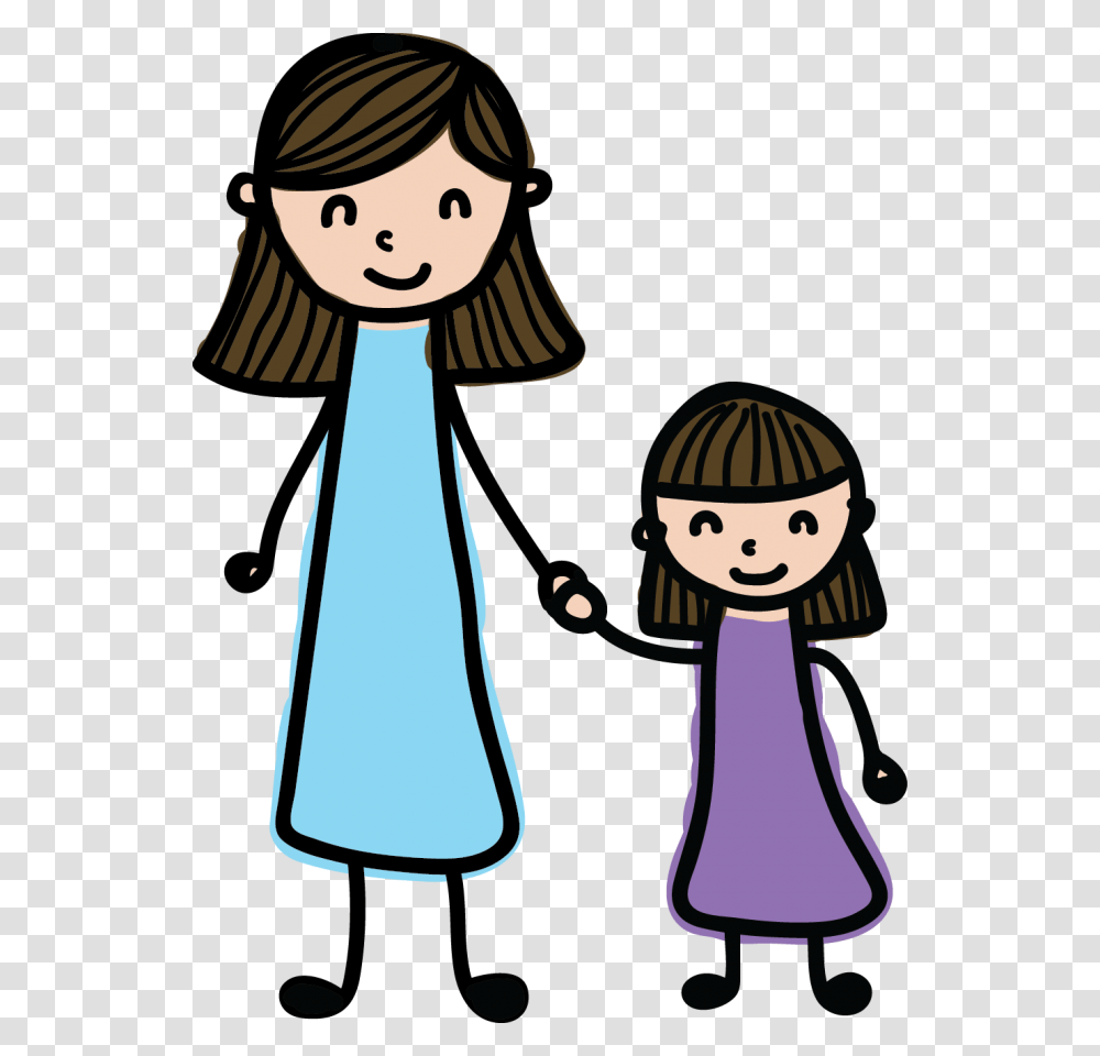 Mom And Daughter Clipart, Tie, Accessories, Apparel Transparent Png