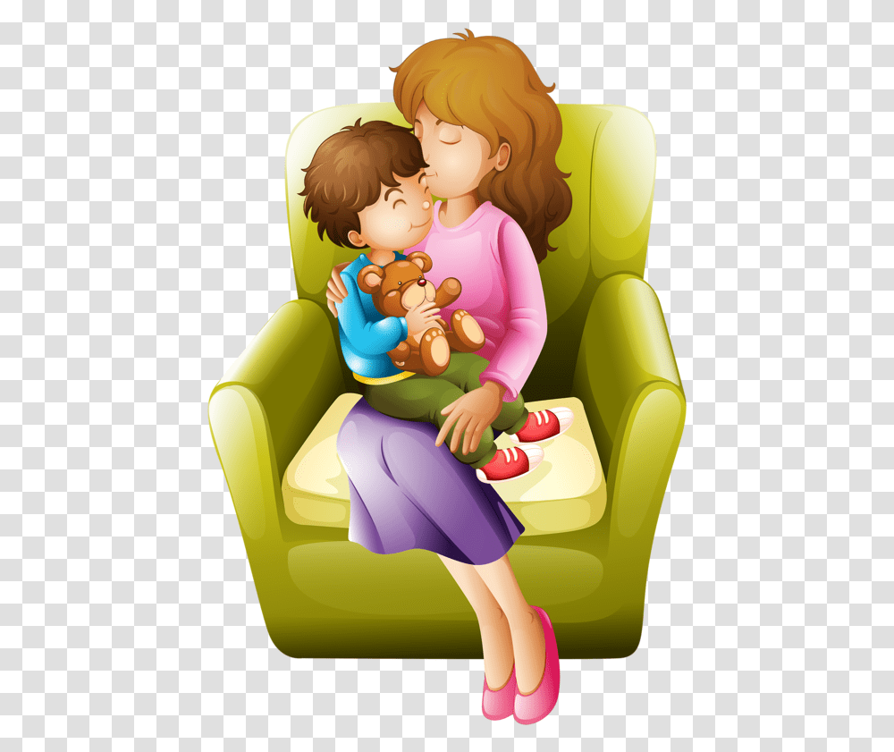 Mom And Son Activities Of A Mother, Person, Human, Furniture, Toy Transparent Png