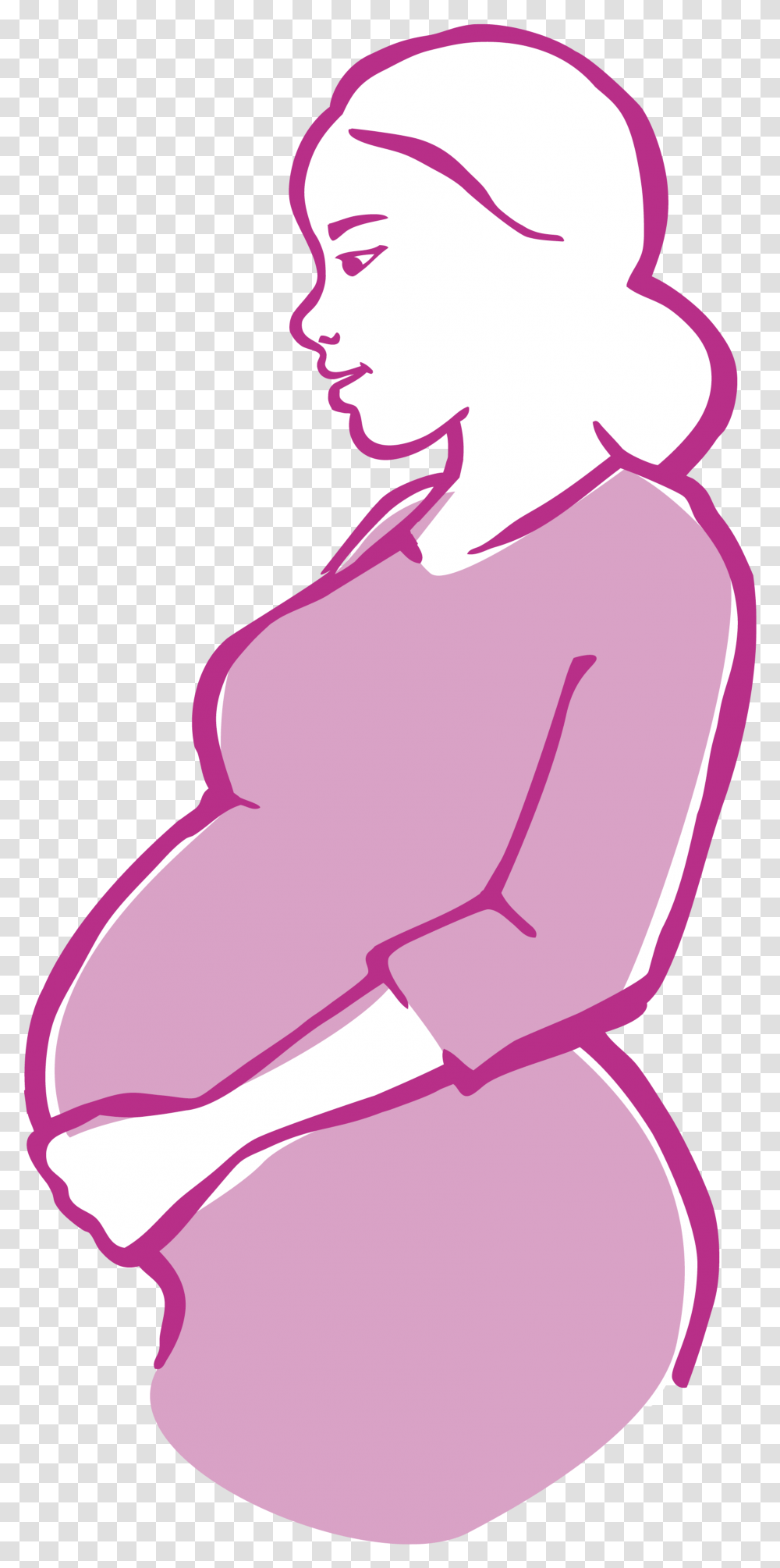 Mom Clipart Free Pregnant Woman Clipart, Sleeve, Female, Long Sleeve Transparent Png