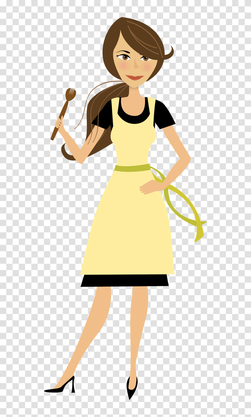 Mom Cooking Cliparts, Costume, Toy, Person Transparent Png