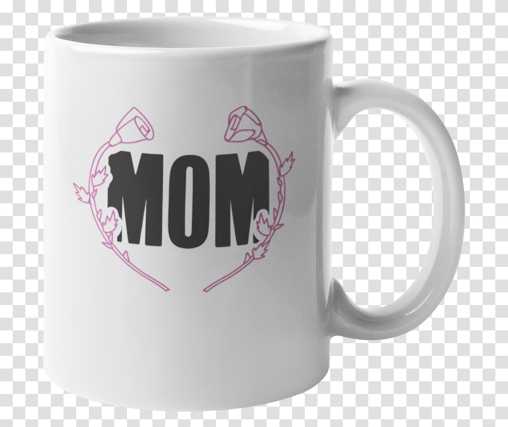 Mom Flower Design Coffee & Tea Mug For Mother's Day Mimi Or Women 11oz Walmartcom Magic Mug, Coffee Cup Transparent Png
