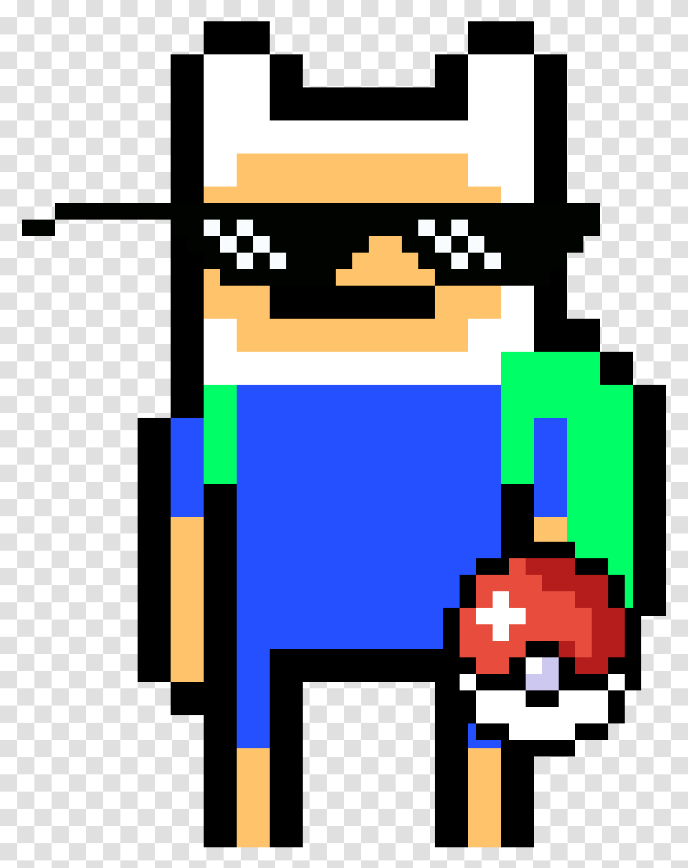 Mom Get Out Of My Room Im Playing Minecraft Adventure Time Pixel Finn, Super Mario Transparent Png