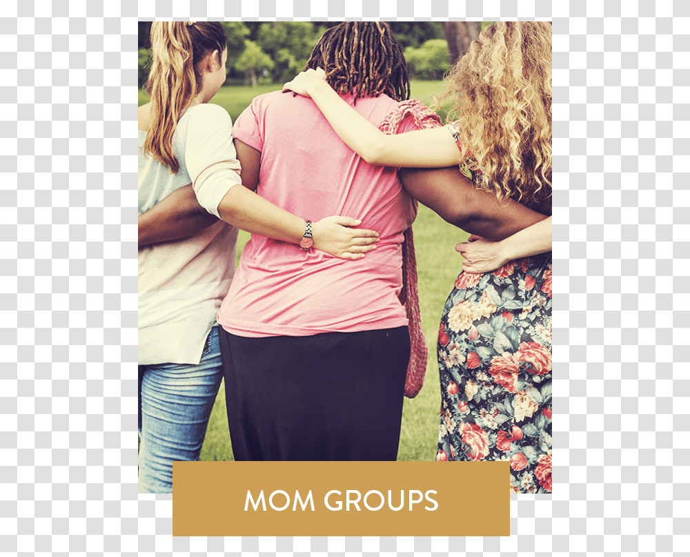 Mom Groups Women With Linked Arms, Blonde, Woman, Girl, Kid Transparent Png