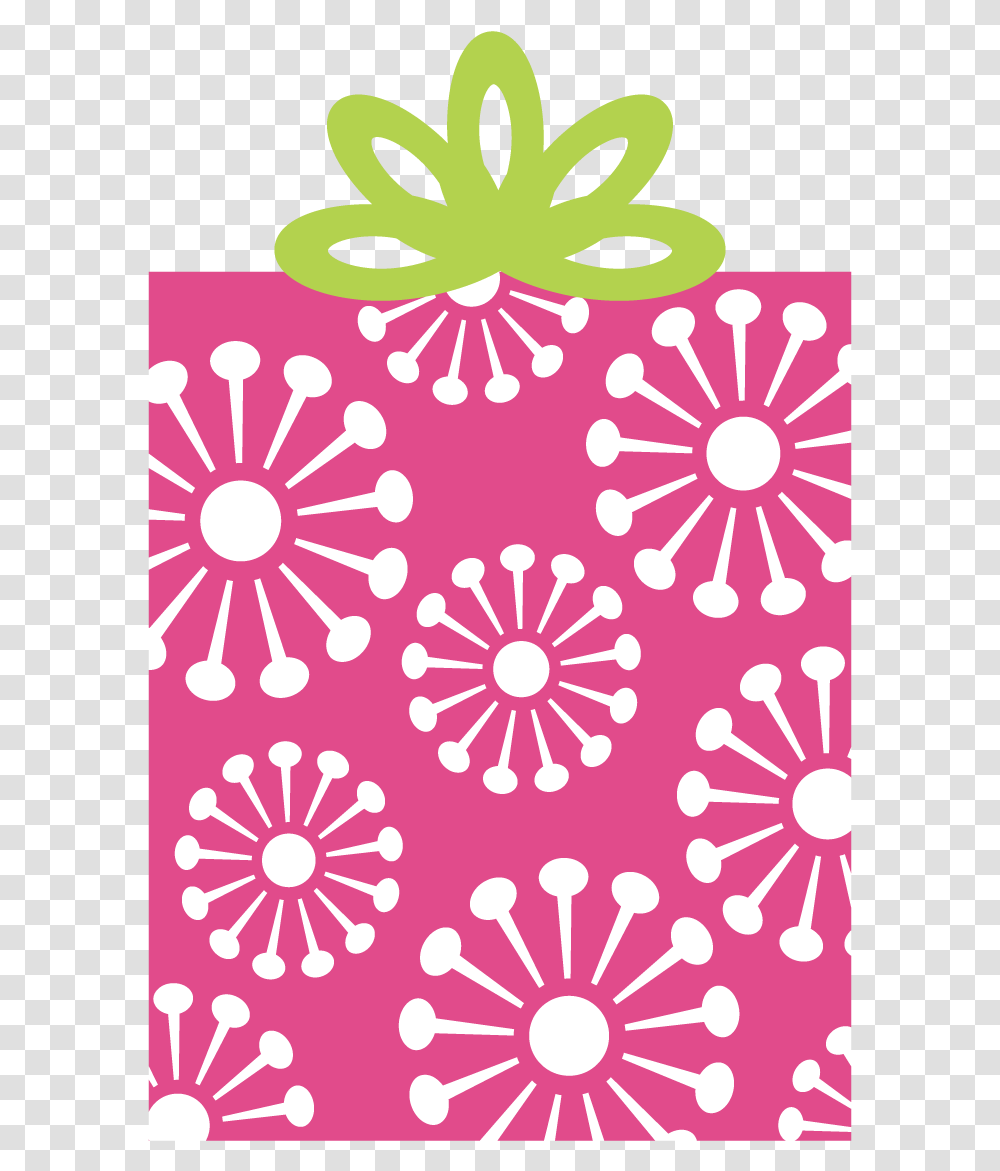 Mom Happy Birthday Source Pink Clipart Presents, Pattern, Flower, Plant, Blossom Transparent Png