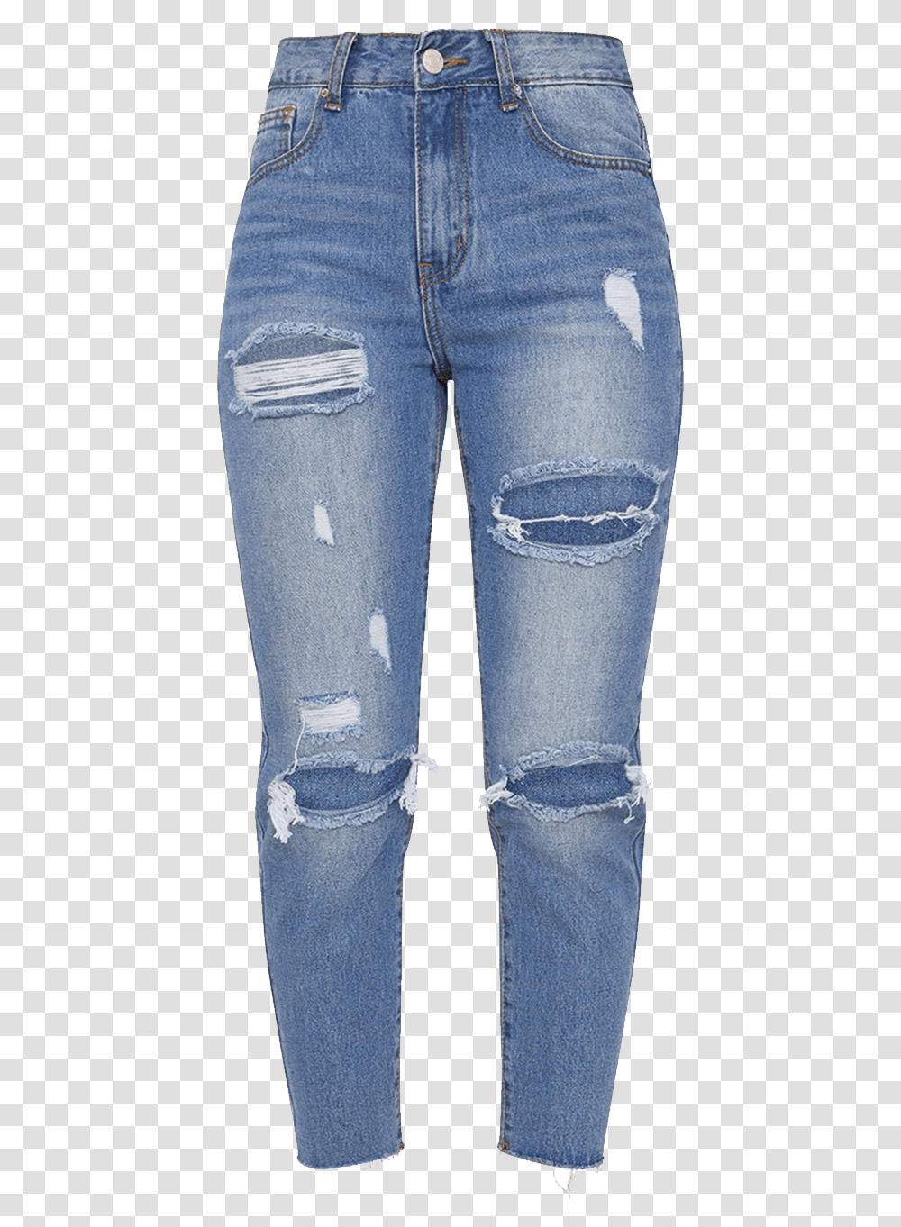 Mom Jeans Ripped Skinny Jeans, Pants, Apparel, Denim Transparent Png