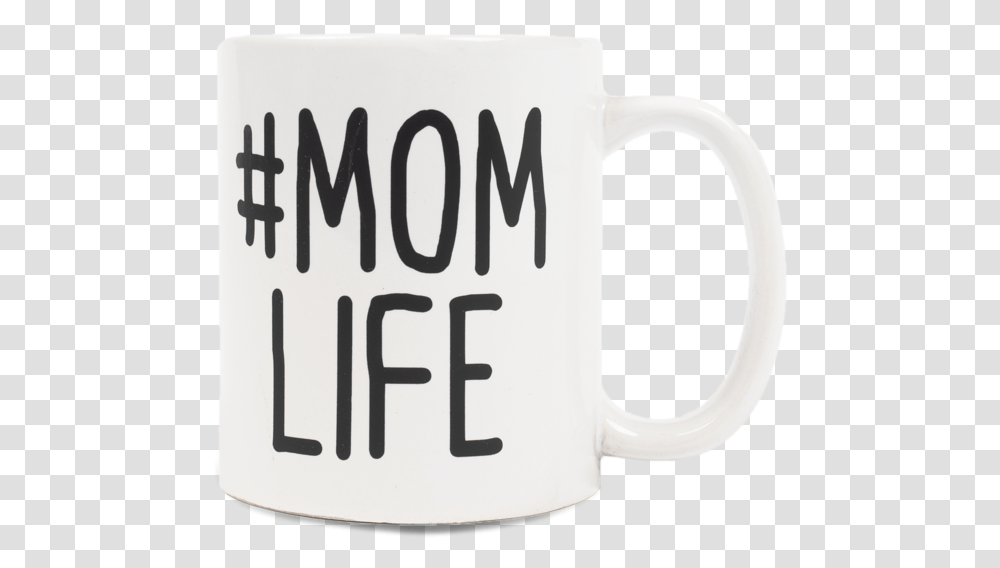 Mom Life White Mug Beer Stein, Coffee Cup Transparent Png