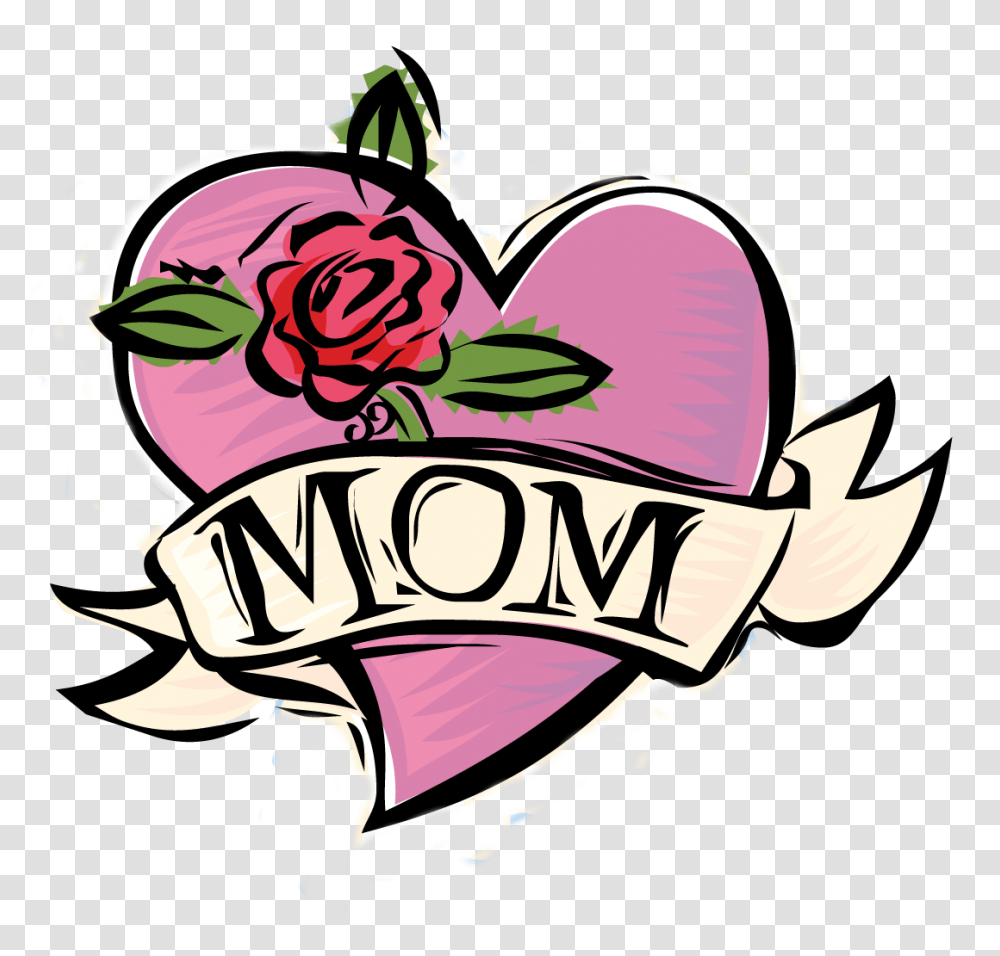 Mom Tattoo Needlepoint Rose Canvas Art Unique Needlepoint, Plant, Flower, Blossom Transparent Png