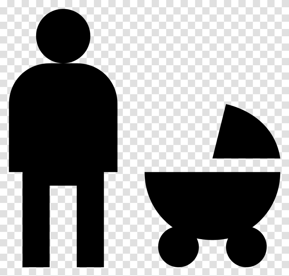 Mom With Stroller Icon, Gray, World Of Warcraft Transparent Png