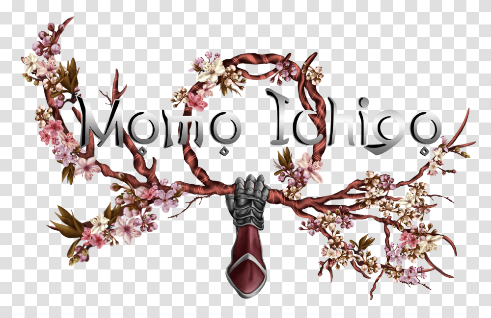 Momo Ichigo Graphic Design, Text, Graphics, Art, Accessories Transparent Png