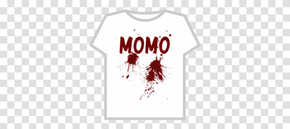 Momo T Shirts Para Roblox Con Sangre, Clothing, Apparel, Stain, Sleeve Transparent Png