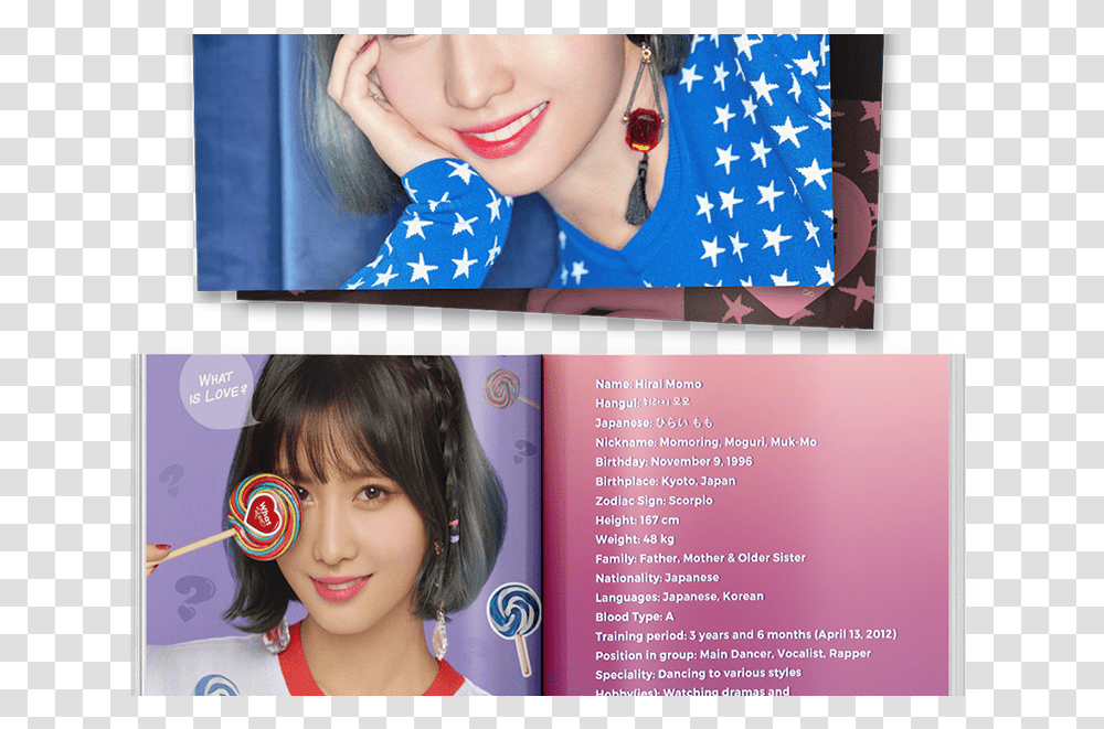 Momo Twice What Is Love Momo, Collage, Poster, Advertisement, Person Transparent Png