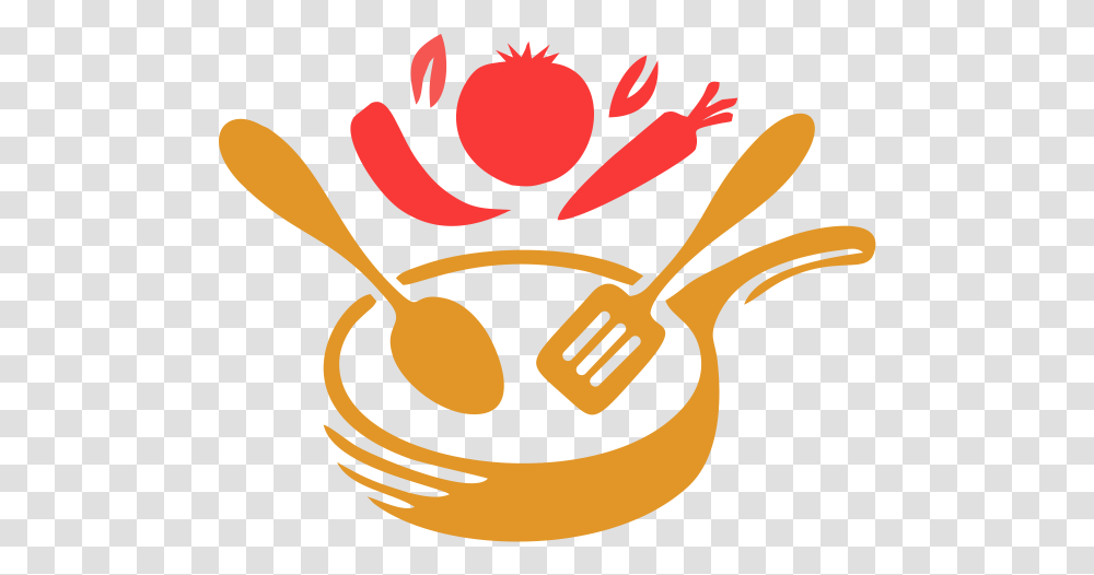 Moms Tiffinn Kitchen Cooking Logo, Cutlery, Fork, Spoon, Food Transparent Png
