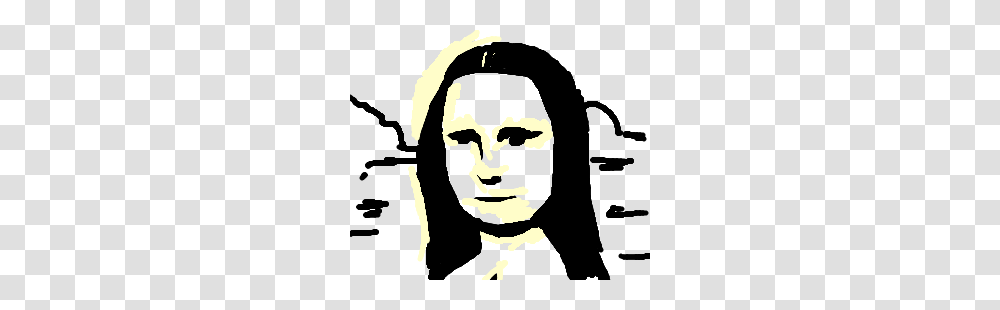 Mona Lisa, Person, Stencil, Poster Transparent Png