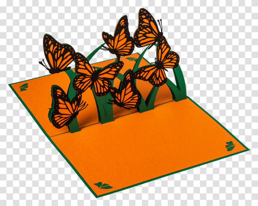 Monarch Butterflies, Paper, Origami, Envelope Transparent Png