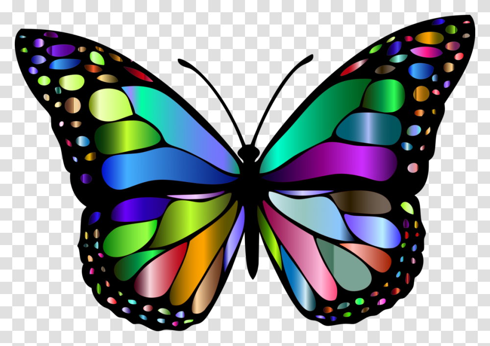 Monarch Butterfly Butterflies Insects A Butterfly Free, Purple, Pattern Transparent Png