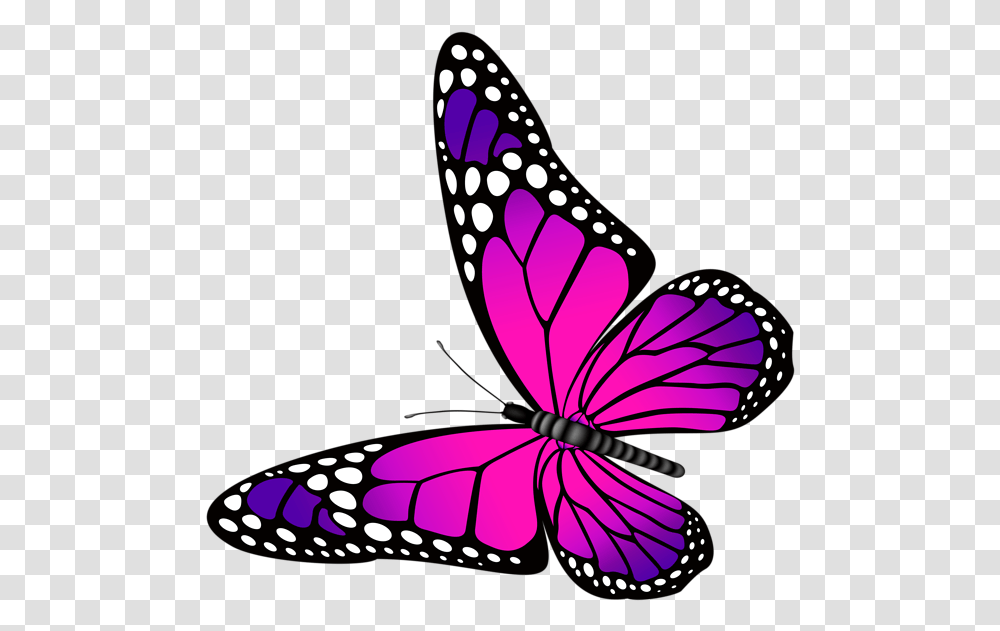 Monarch Butterfly Clipart Full Hd Butterfly Pink And Purple, Animal, Insect, Invertebrate Transparent Png