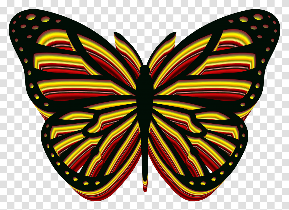 Monarch Butterfly Embroidery Pattern, Ornament, Fractal, Lobster, Seafood Transparent Png