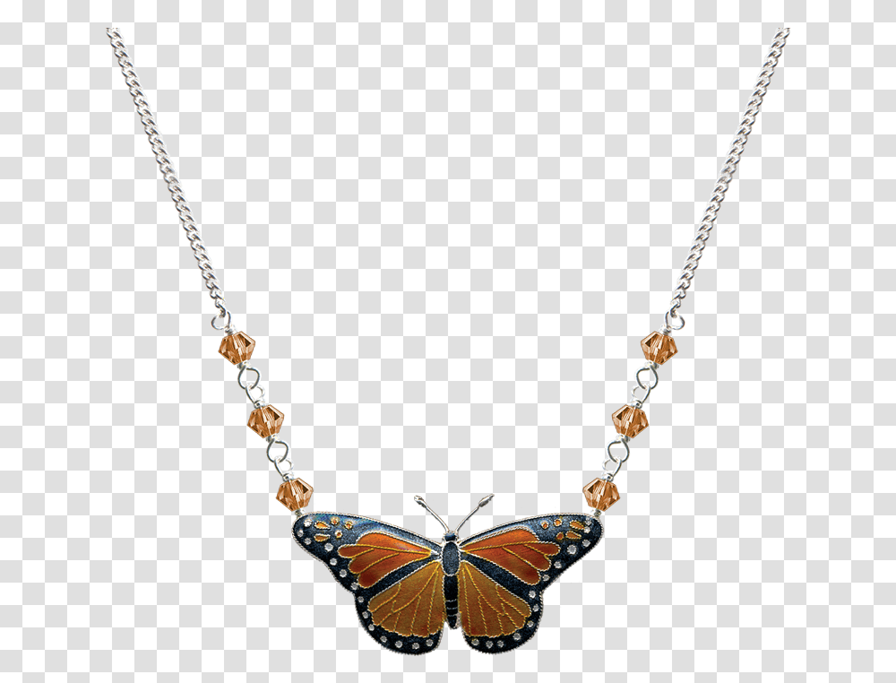 Monarch Sm Necklace, Jewelry, Accessories, Accessory, Animal Transparent Png
