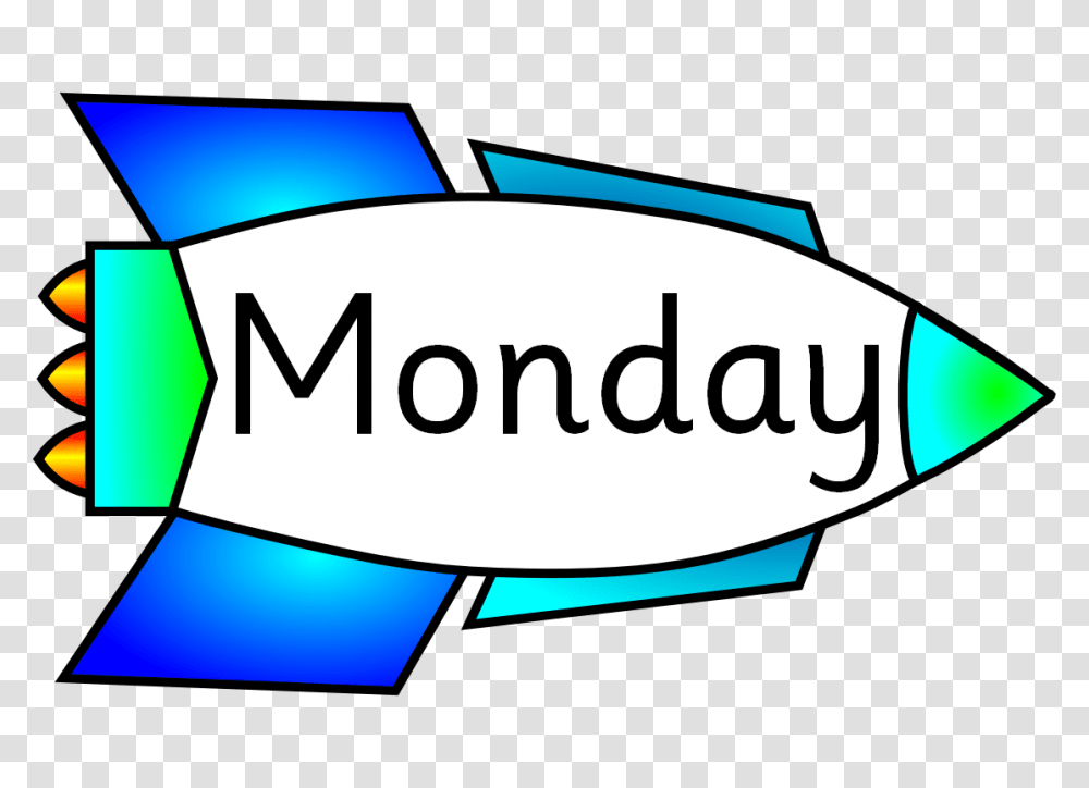 Monday Calendar Cliparts, Word, Vehicle, Transportation Transparent Png