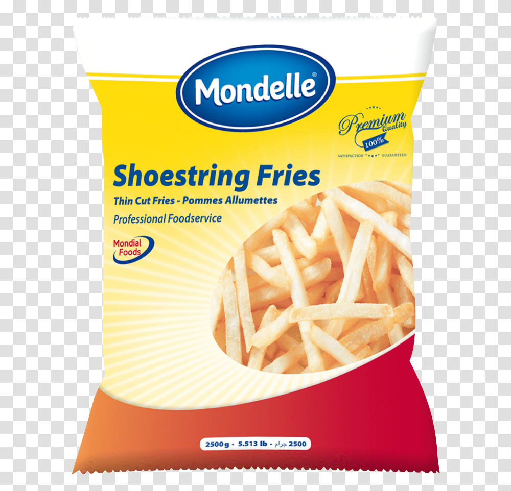 Mondelle Shoestring French Fries Frozen French Fries Brands, Food, Hot Dog, Ice Cream, Dessert Transparent Png