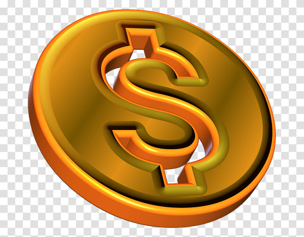 Moneda Dinero Smbolo Token En Efectivo Dlar Token Coin, Logo, Trademark, Emblem Transparent Png