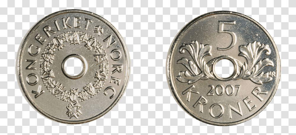 Moneda Krone Corona 5 Noruega Moneda De Noruega 2019, Nickel, Coin, Money, Dime Transparent Png
