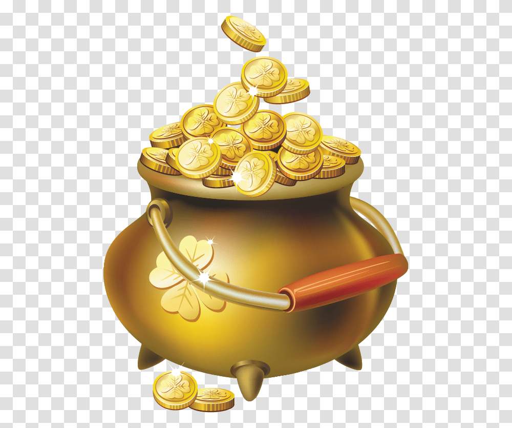 Monedas De Oro Dibujos, Lamp, Jar, Gold, Pottery Transparent Png