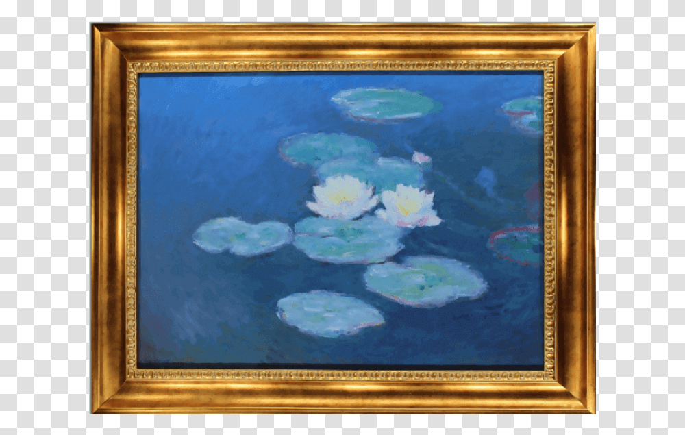 Monet Paintings Lily Pads, Plant, Flower, Water Transparent Png